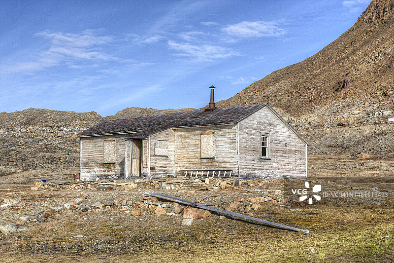 加拿大北极地区的前警察局图片素材