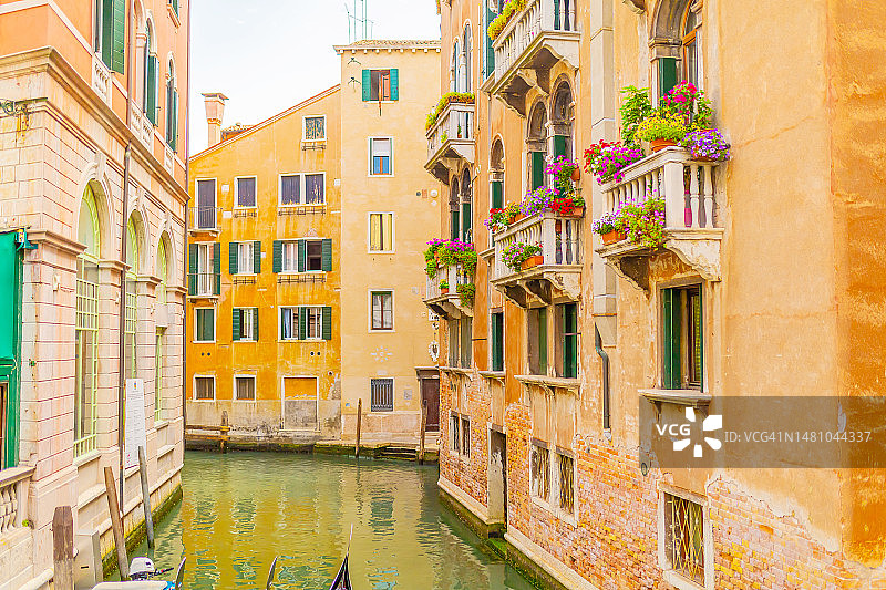 前往威尼斯：意大利水城建筑风光图片素材