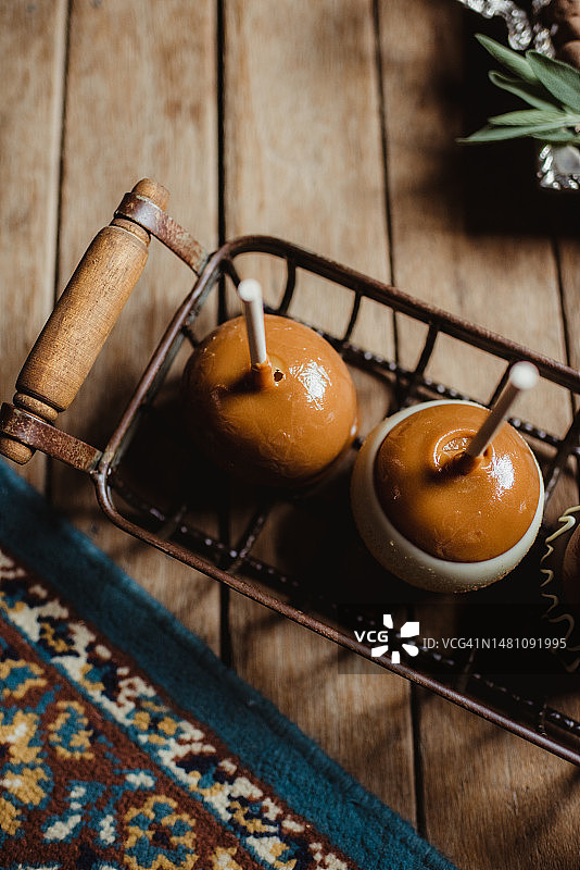 乡村焦糖苹果图片素材