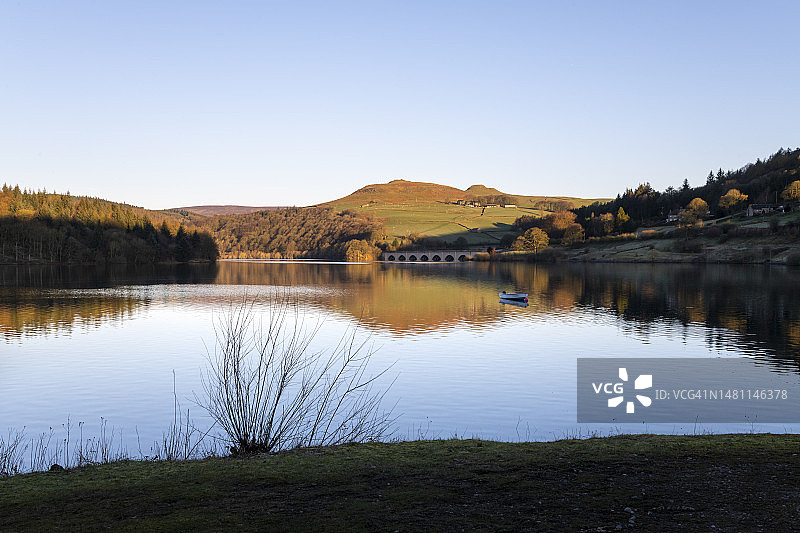Ladybower水库，峰区，德比郡，英格兰图片素材