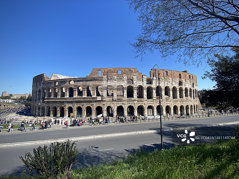 古罗马斗兽场风光图片素材