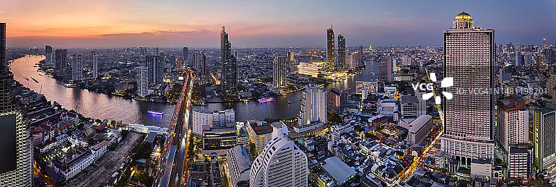 曼谷是隆区城市景观图片素材