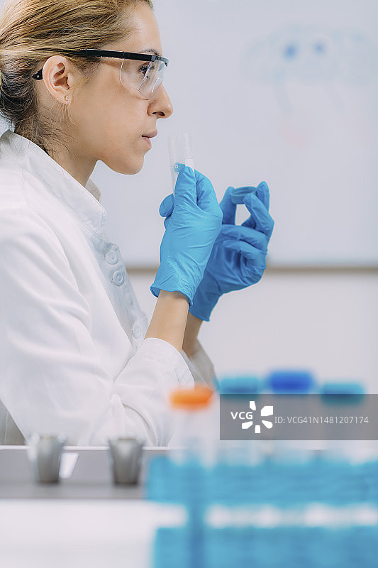 嗅觉研究概念图图片素材