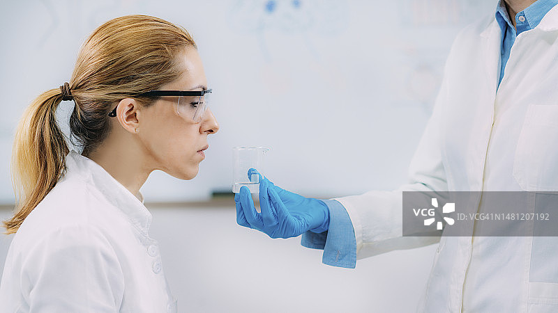 嗅觉研究概念图图片素材