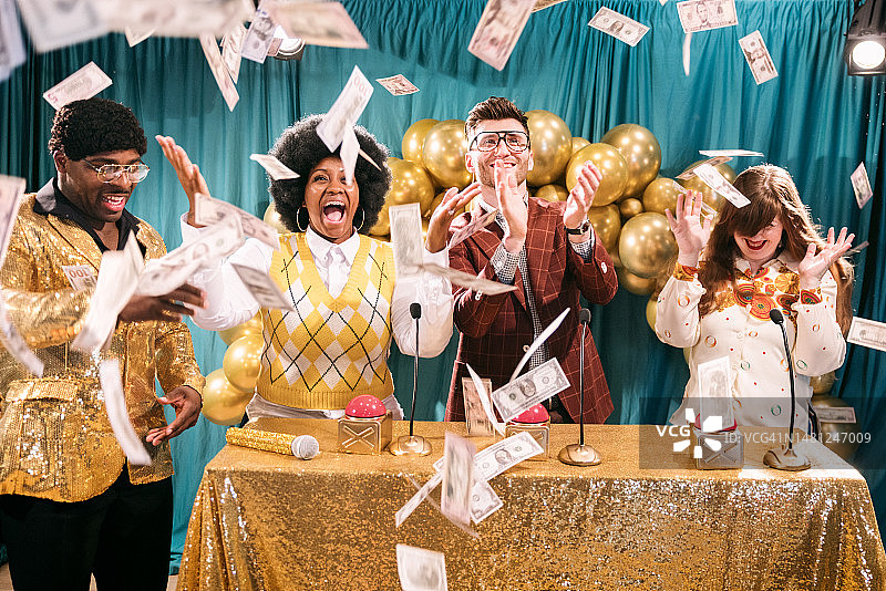 复古电视游戏节目广播图片素材