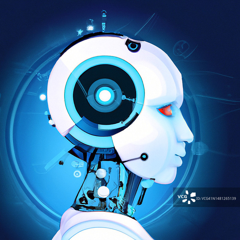 机器人头部图片素材