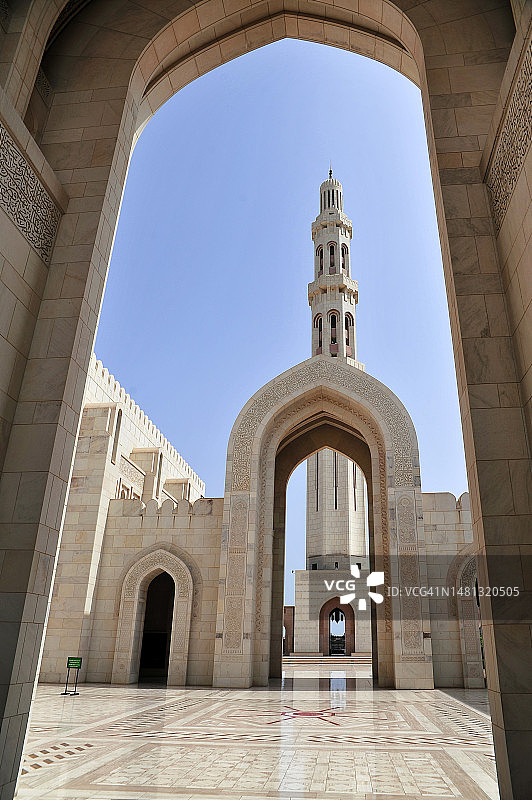 阿曼马斯喀特苏丹卡布斯大清真寺图片素材