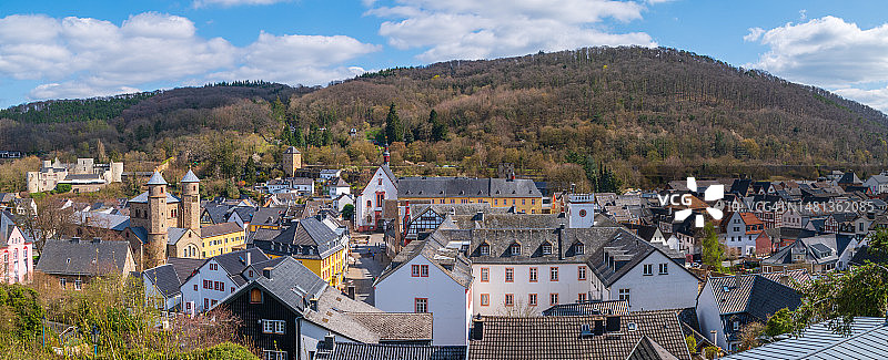 德国北莱茵-威斯特法伦州巴特明斯特艾费尔全景图片素材