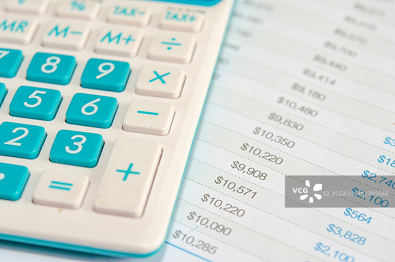 计算器特写图片素材