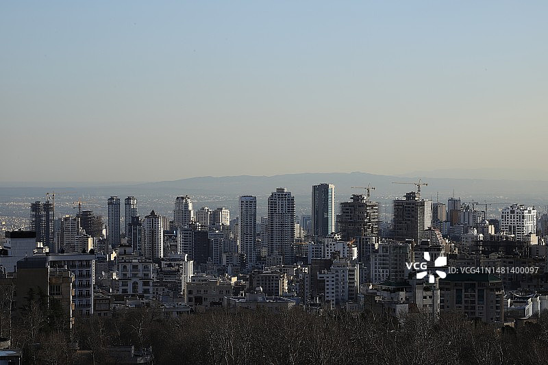 德黑兰：大部分城市位于地震断层线上图片素材