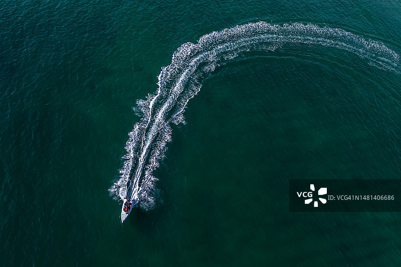 大西洋快艇航拍照片图片素材