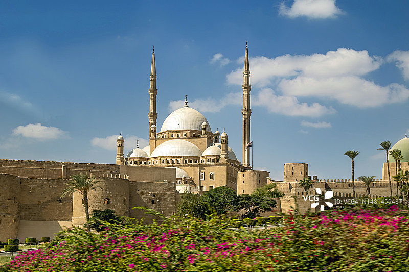 开罗城堡的穆罕默德·阿里清真寺图片素材