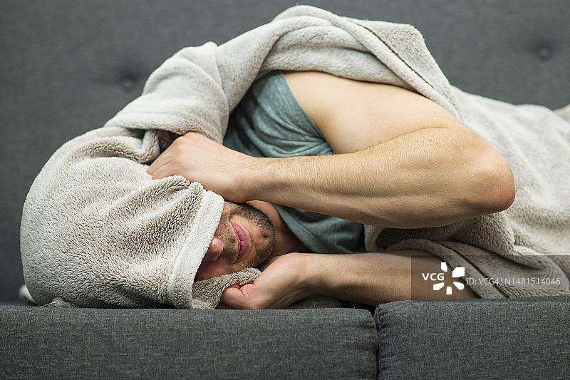 缓解偏头痛图片素材