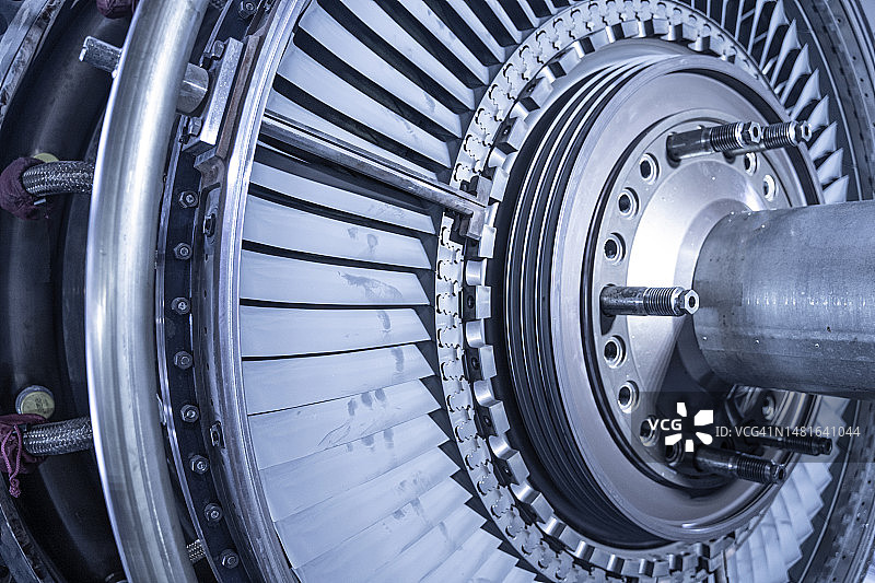 发电厂工业涡轮发电机设备图片素材