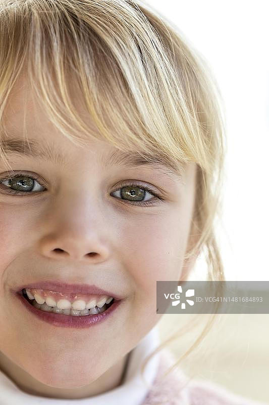 女孩（6岁）肖像，德国基尔图片素材