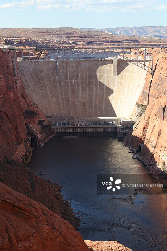 鲍威尔湖的干旱图片素材