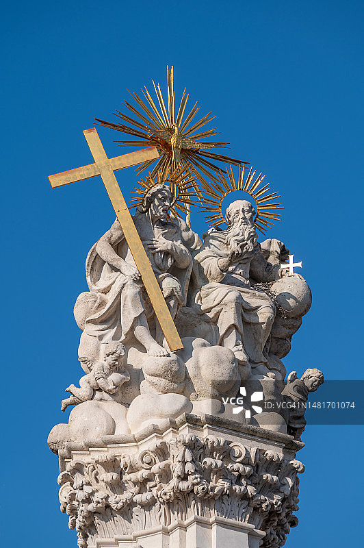 匈牙利布达佩斯圣三一柱图片素材