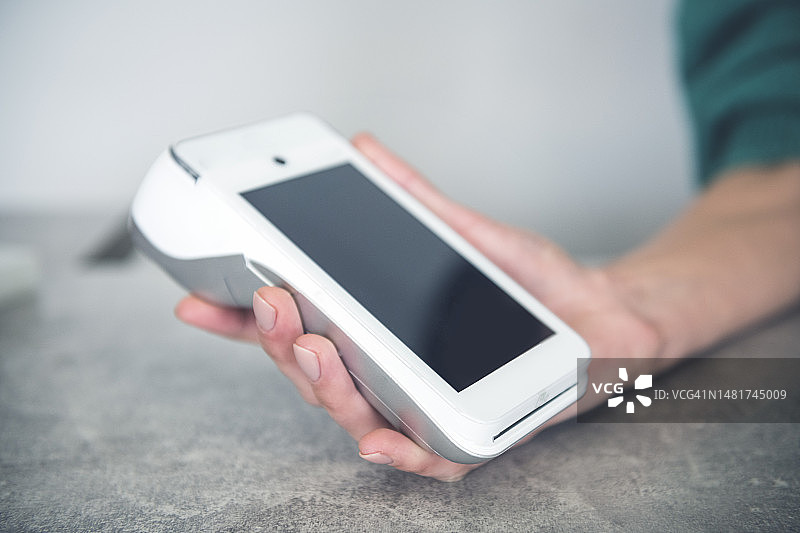 信用卡读卡器支付图片素材