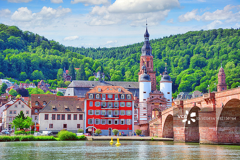 海德堡老桥图片素材