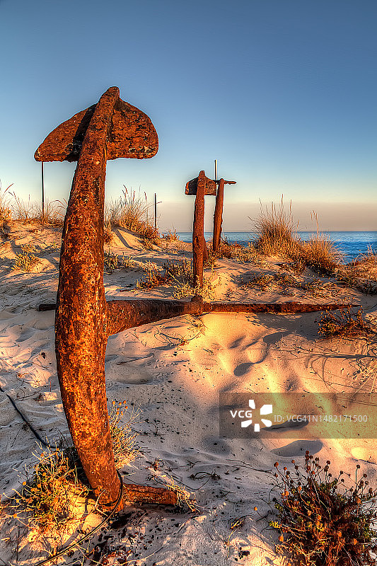 锚地墓地图片素材