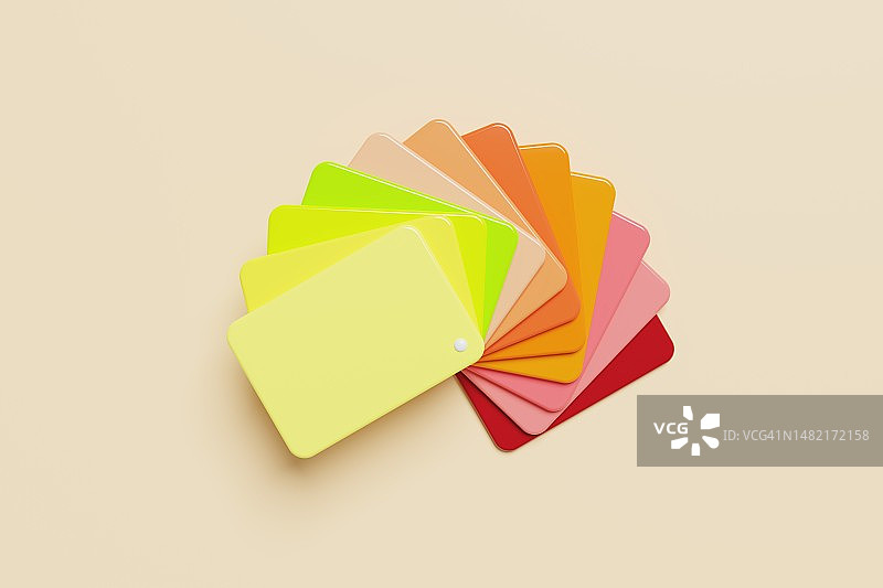 柑橘色样调色板套装图片素材