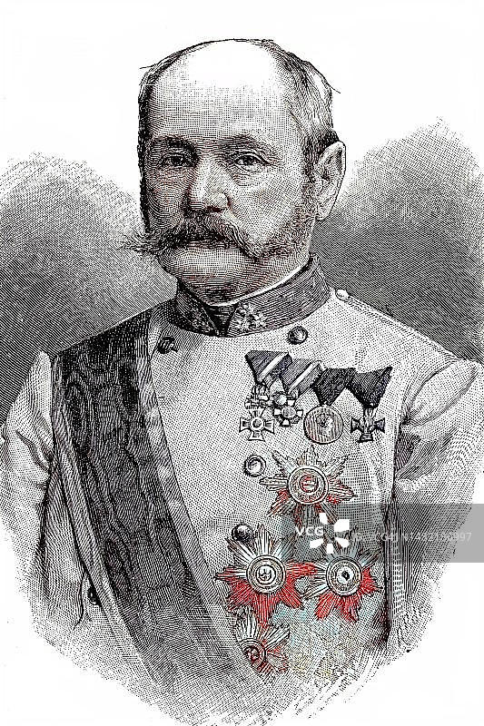 费迪南德·弗赖赫·冯·法尔默（奥地利皇家军队将军和帝国陆军部长）图片素材