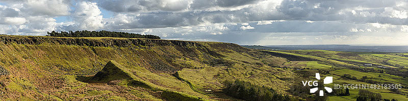 英格兰德比郡查尔斯沃思库姆斯边缘图片素材