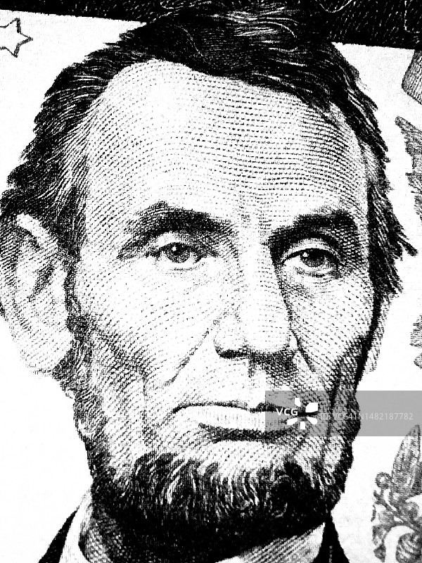 亚伯拉罕·林肯肖像图片素材