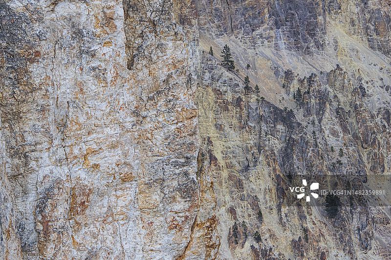 黄石大峡谷细节图片素材