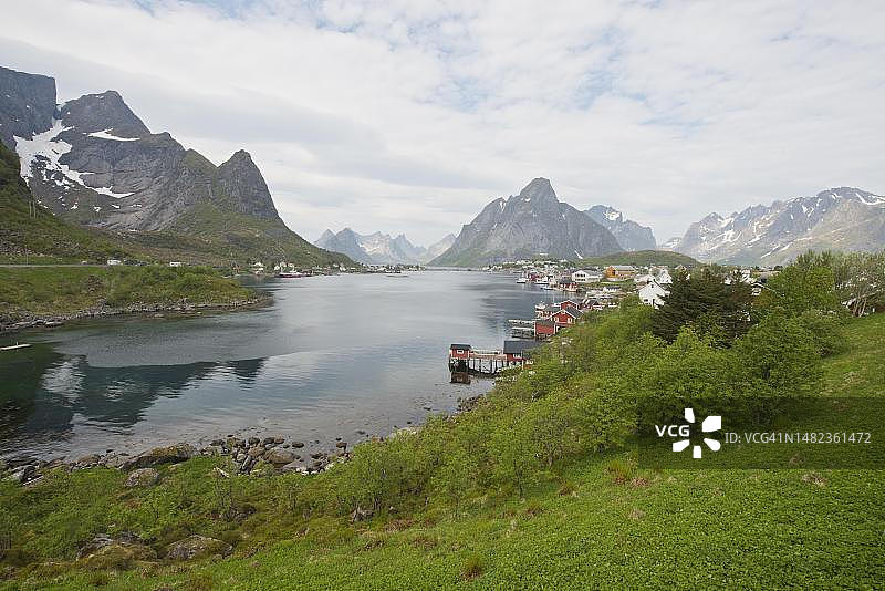 挪威罗弗敦群岛雷讷图片素材