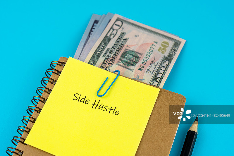 美国纸币副业概念图片素材