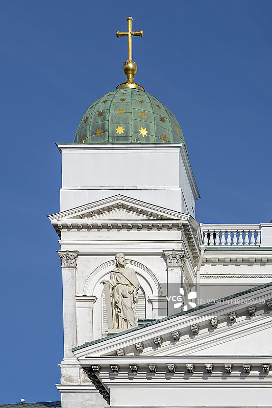 芬兰赫尔辛基大教堂图片素材