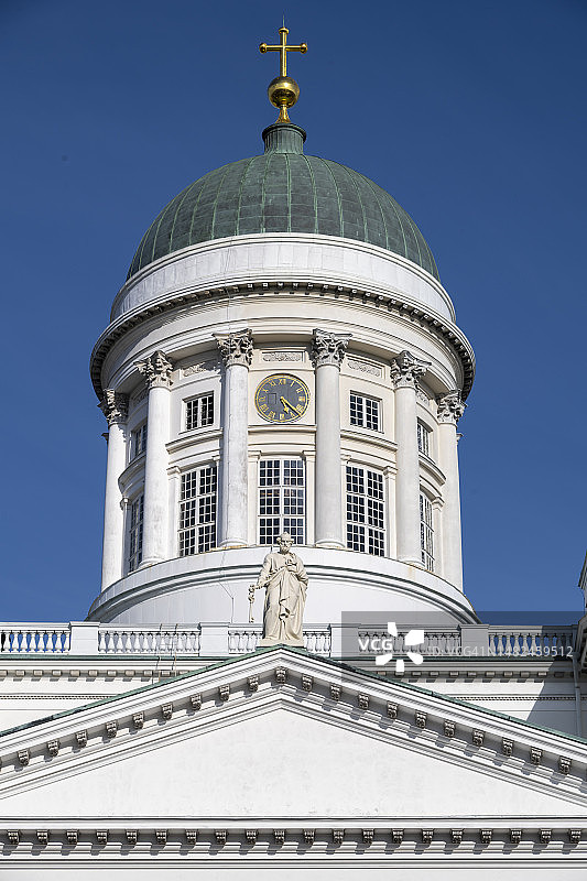 芬兰赫尔辛基大教堂图片素材
