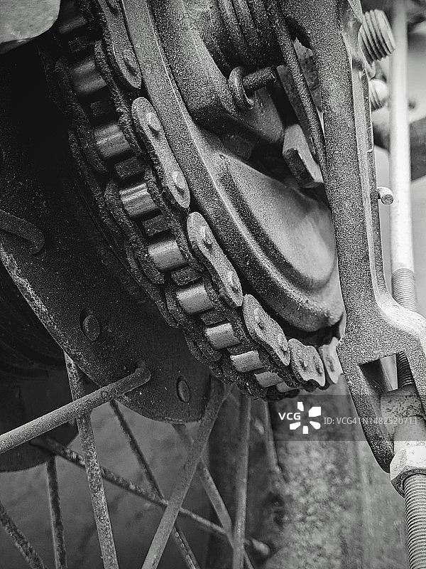 摩托车链条图片素材