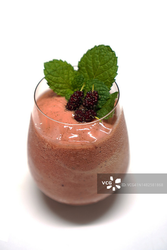 桑葚冰沙图片素材