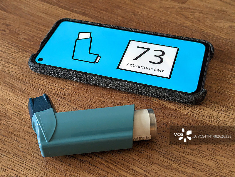 哮喘吸入器启动App图片素材