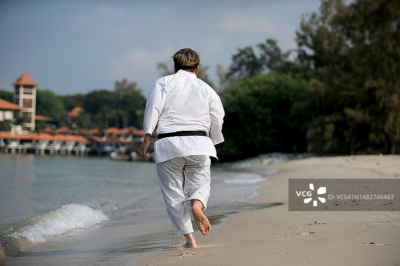 跆拳道黑带图片素材