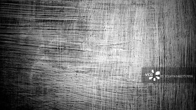 黑白照片：法国巴黎阴凉墙壁上的白色油漆层图片素材