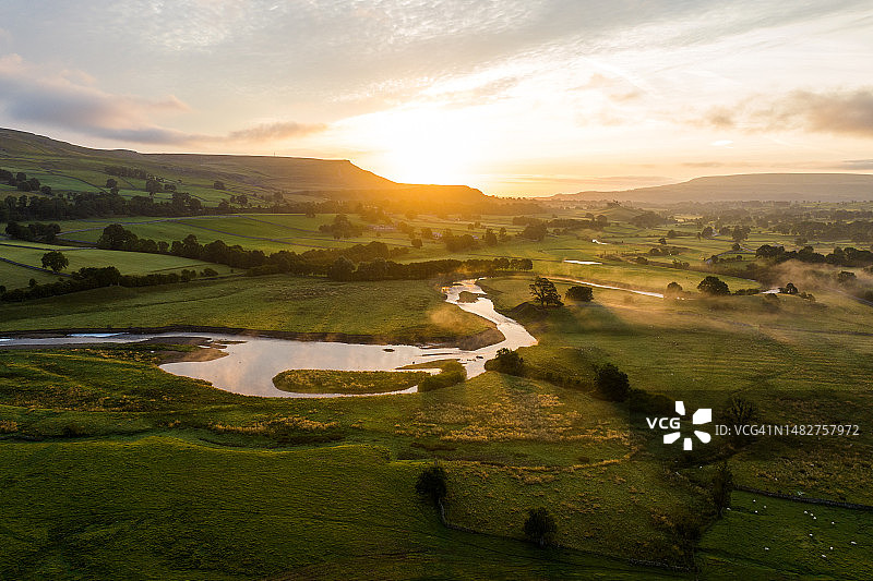 温斯利代尔的日出图片素材