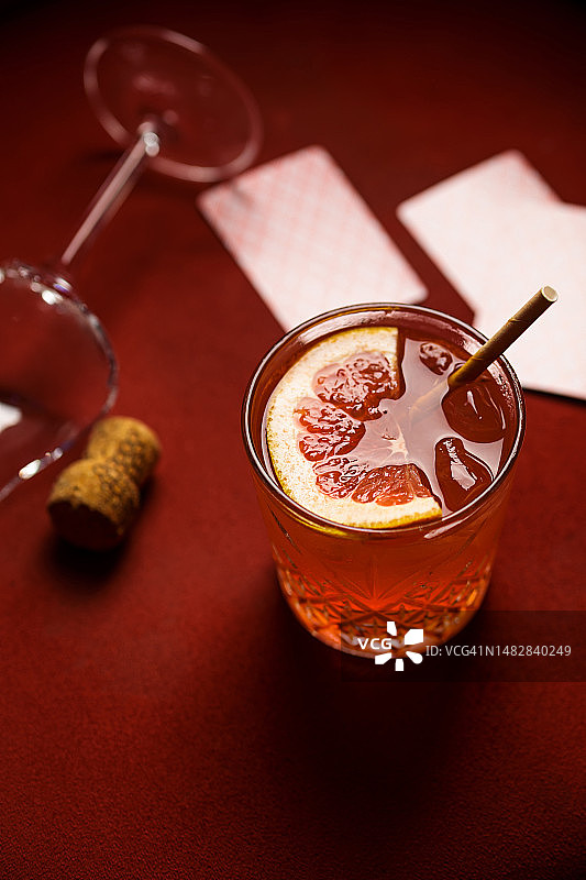 橙色长饮 - 股票照片图片素材