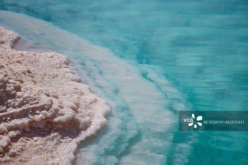 埃及锡瓦绿洲海岸高角度景观图片素材