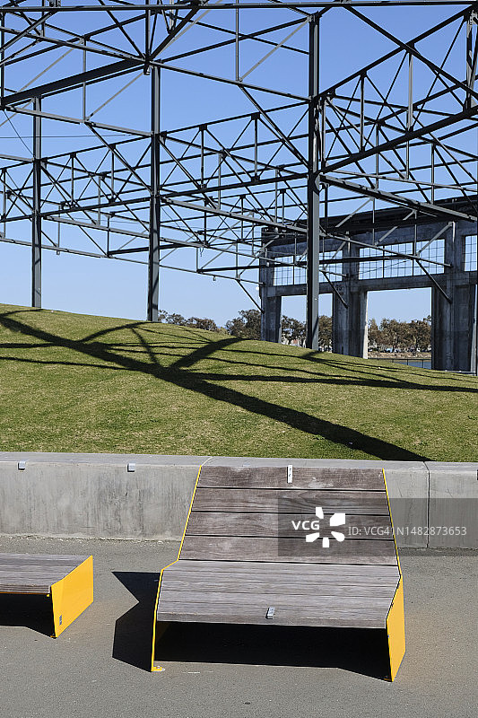 奥克兰布鲁克林盆地海滨公园图片素材