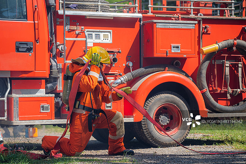 消防员或紧急救援队图片素材