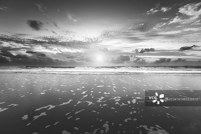 加的斯的日落图片素材