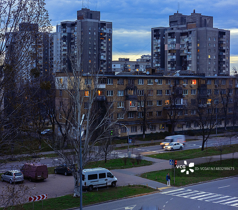 基辅市住宅区图片素材