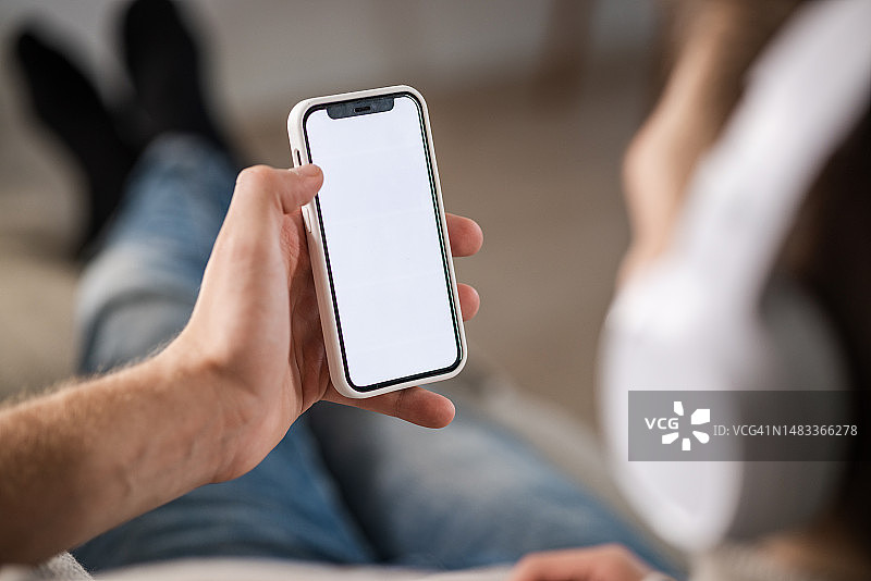 白色屏幕手机图片素材