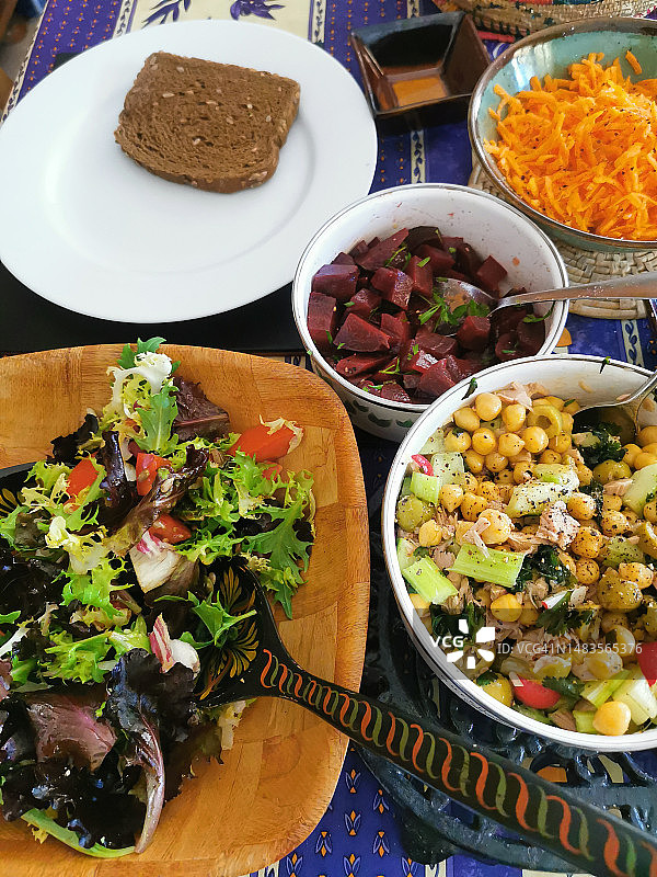 健康沙拉食材图片素材