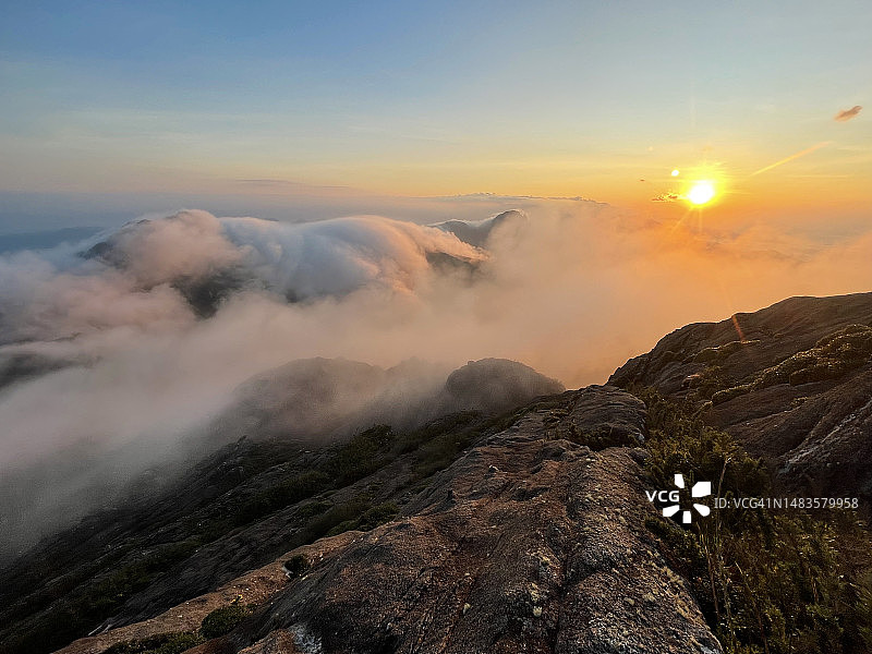 马林峰的清晨阳光，巴西图片素材