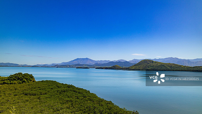 新喀里多尼亚的湖光山色图片素材