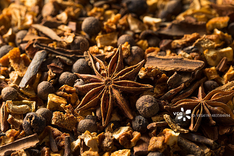 美国桌上的香料全画幅照片图片素材